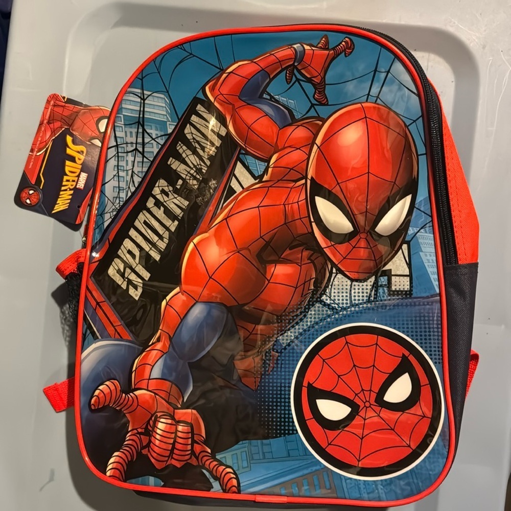 Spider-Man Backpack and Marching Lunch Bag